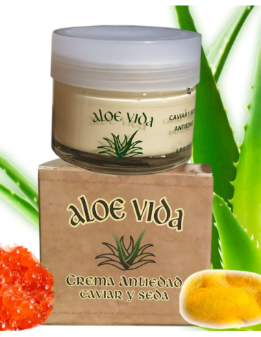 Crema Antiedad Caviar-Seda 50 ml Aloe Vida
