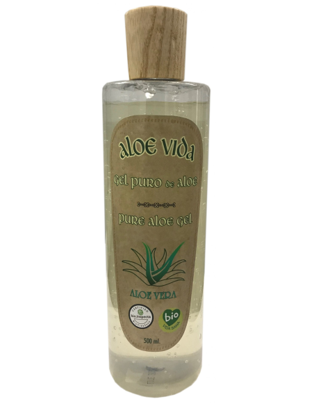Gel Puro de Aloe Vera 500 ml Aloe Vida  Hidratación Natural
