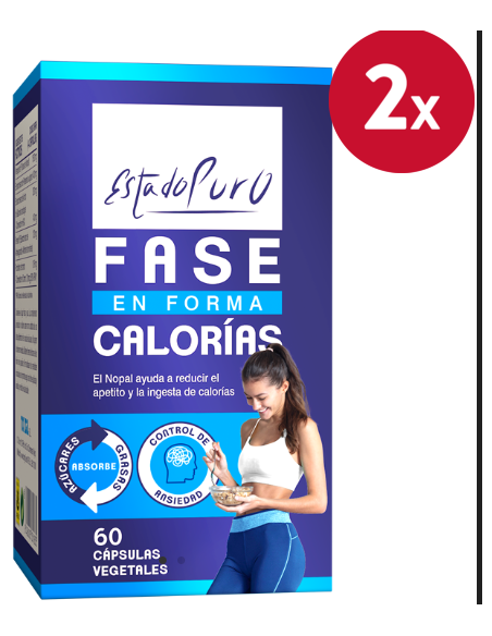 Pack 2 uds Fase Calorias En Forma 60Cap. Estado Puro de Tongil