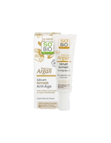 Serum Reafirmante Antiedad Hialuronico-Argan 30 Mililitros So´Bio Etic