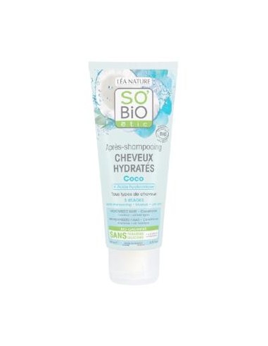 Acondicionador Hidratante Coco-Ac. Hialuron. 200 Ml So´Bio Etic