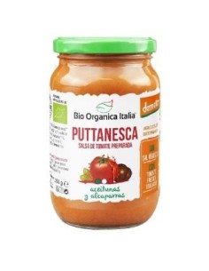 Salsa Puttanesca Bio Orgánica Italia 325ml - Demeter