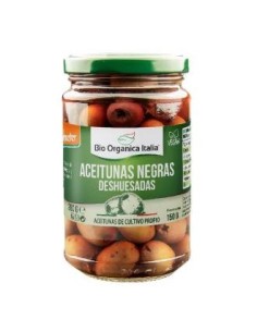 Aceituna Negra Deshuesada 280g Bio Orgánica Demeter Italia