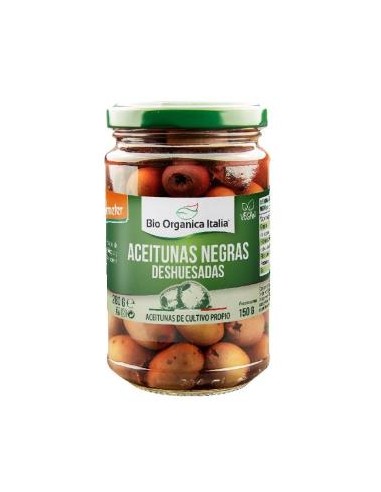 Aceituna Negra Deshuesada 280 Gramos Demeter Bio Organica Italia