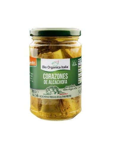 Alcachofa Corazones Bio Orgánica 280g Demeter Italia