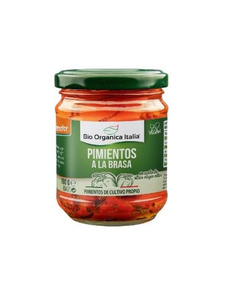 Pimiento a la Brasa en Aceite 190g Bio Orgánica Italia Demeter