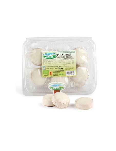 Polvorones De Chocolate Blanca 350 Gramos Bio** Belsi
