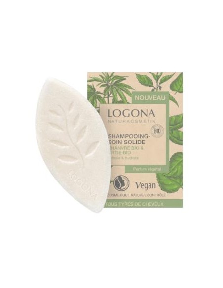 Champu Solido Cañamo Y Ortiga 60 Gramos Logona