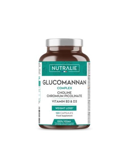 Glucomanano Choline Chorium Picolinate 120 Cápsulas  Nutralie