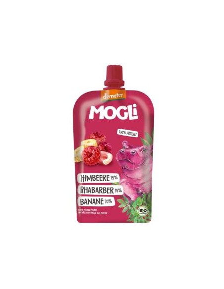 Smoothie Platano Ruibarbo Frambuesa 6Udsx120Gr Mogli