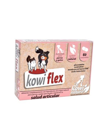 Kowi Flex Perros Y Gatos 60 Comprimidos Kowi Nature Vet