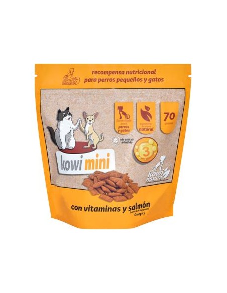 Kowi Mini Con Vit-Salmon Perros Y Gatos Snack 70Gr Kowi Nature Vet