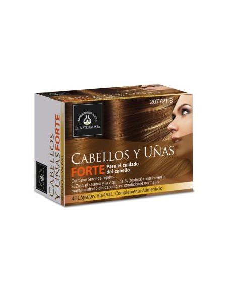 Cabellos Y Uñas Forte 48 Cápsulas  El Naturalista