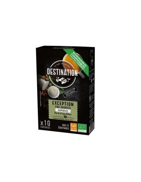 Cafe Pur Arabica Exception 10Capsulas Cafe Bio Destination