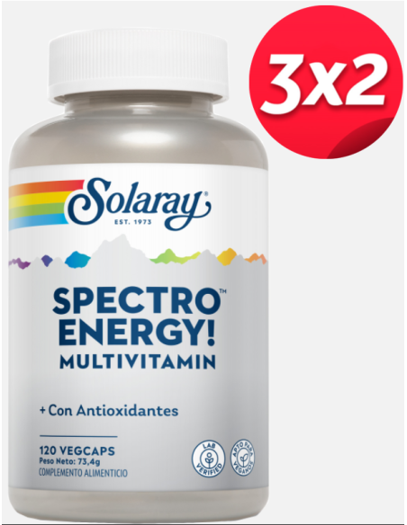 Pack 3x2 Spectro Energy 120Cap. De Solaray