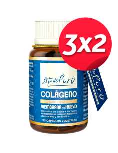 Pack 3X2 Colageno Pura Membrana De Huevo 30Cap. Estado Puro de Tongil..