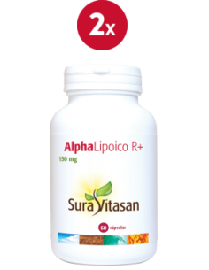 Pack de 2 uds Alpha Lipoico R+ 60Cap. de Sura Vitasan