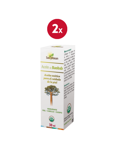 Pack de 2 uds Aceite De Baobab Bio 30Ml. de Sura Vitasan