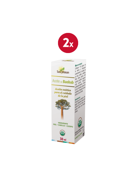 Pack de 2 uds Aceite De Baobab Bio 30Ml. de Sura Vitasan