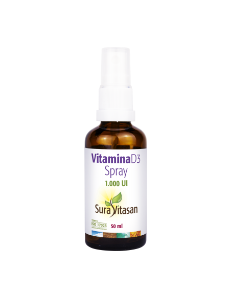 Pack de 2 uds Vitamina D3 Spray 50Ml. de Sura Vitasan