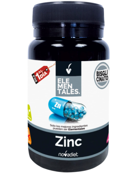 Zinc Envase de 60 cápsulas vegetales. de Novadiet