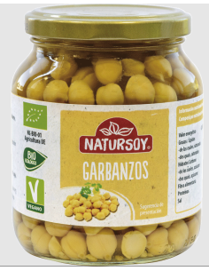 Garbanzos en conserva 350g Natursoy