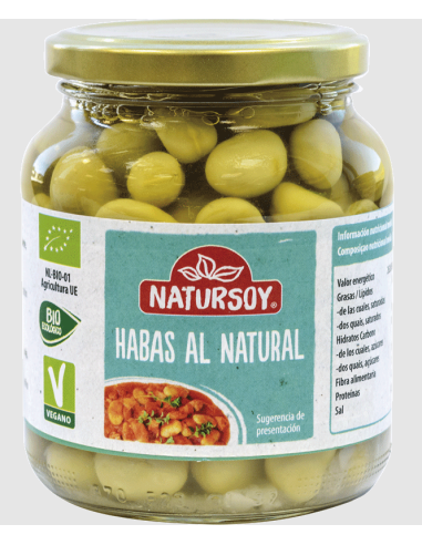 Habas al natural 350g Natursoy