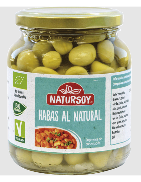 Habas al natural 350g Natursoy