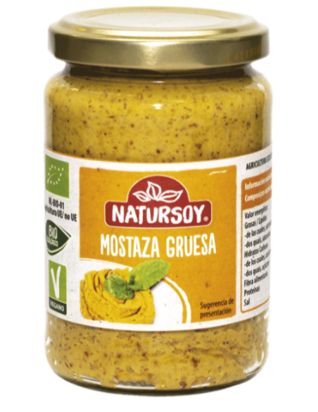 Mostaza gruesa 200g Natursoy