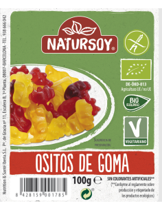 Ositos de goma 100 g Natursoy