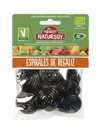 Regaliz Espiral 75 G de Natursoy