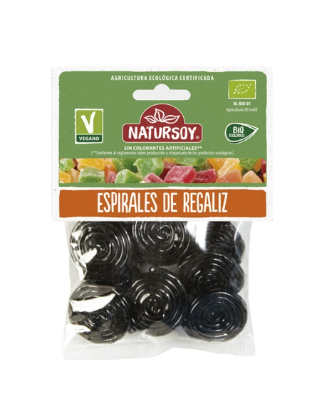 Regaliz espiral 75 g Natursoy