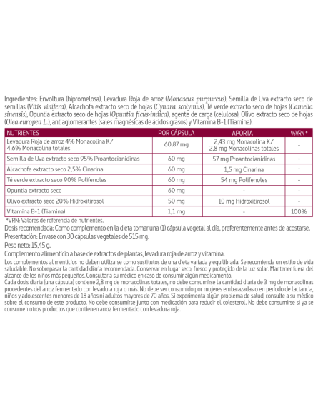 Colestless 30 Vcaps de Nature Essential