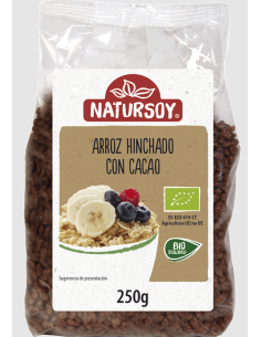 Arroz hinchado con cacao 250 g Natursoy