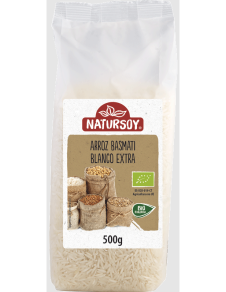 Arroz Basmati Blanco 500 G de Natursoy