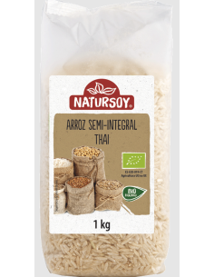 Arroz semi-integral Thai 500 g Natursoy