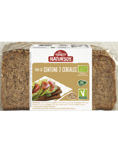 Pan De 3 Cereales 500 G de Natursoy