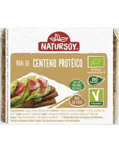 Pan De Centeno Protéico 250G de Natursoy