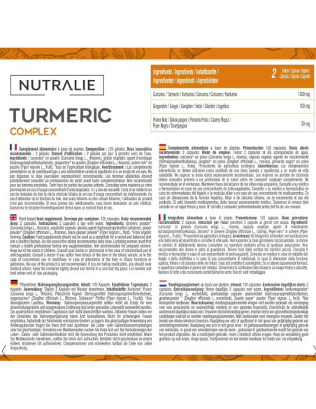 Turmeric Curcuma Complex 120Cap. de Nutralie