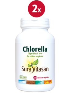 Pack de 2 uds Chlorella 300Cap. de Sura Vitasan