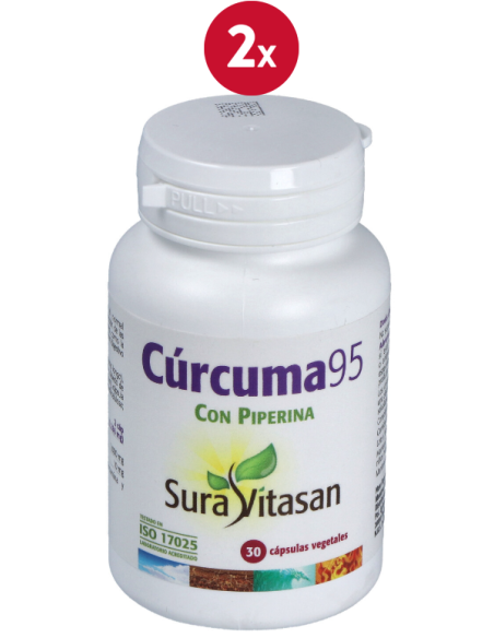 Pack de 2 uds Curcuma 95 30Cap. de Sura Vitasan
