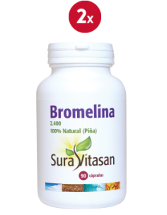 Pack de 2 uds Bromelina 2400 30Cap. de Sura Vitasan