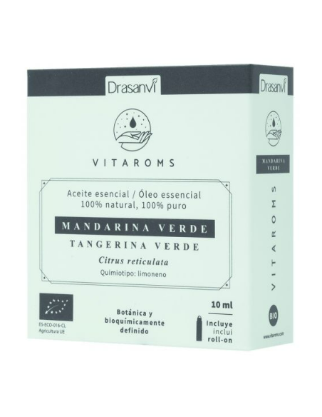 Aceite Esencial Mandarina Verde Bio 10Ml Vitaroms Drasanvi