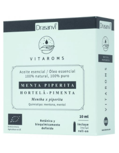 Aceite Esencial Menta Piperita 10ml Vitaroms Drasanvi Natural
