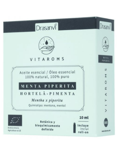 Aceite Esencial Menta Piperita 10ml Vitaroms Drasanvi Natural