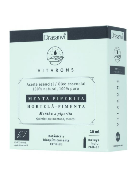 Aceite Esencial Menta Piperita 10ml Vitaroms Drasanvi Natural