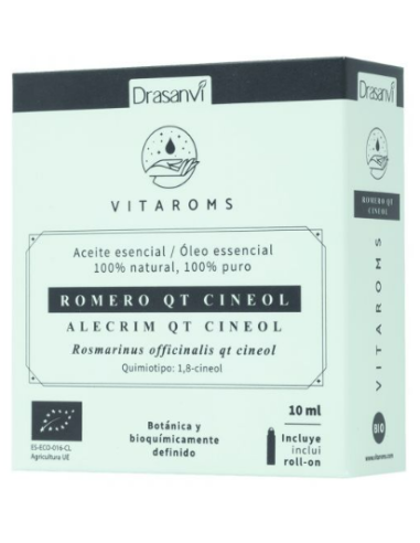 Aceite Esencial Romero Qt Cineol Bio 10Ml Vitaroms Drasanvi
