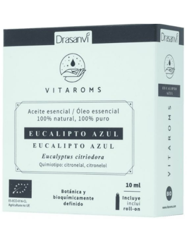 Aceite Esencial Eucalipto Azul Bio 10Ml Vitaroms Drasanvi