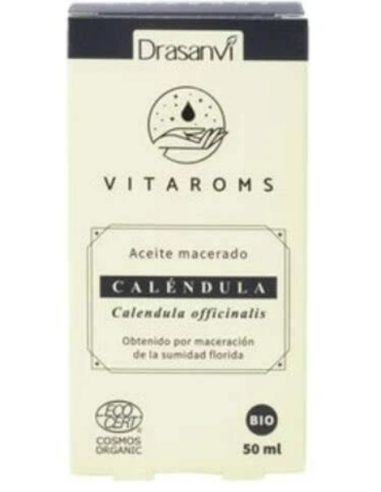 Aceite Vegetal Macerado Calendula Bio 50Ml Ecocert Vitaroms Drasanvi