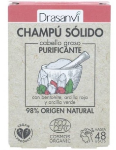 Champu Solido Cabello Graso Ecocert 80G Drasanvi